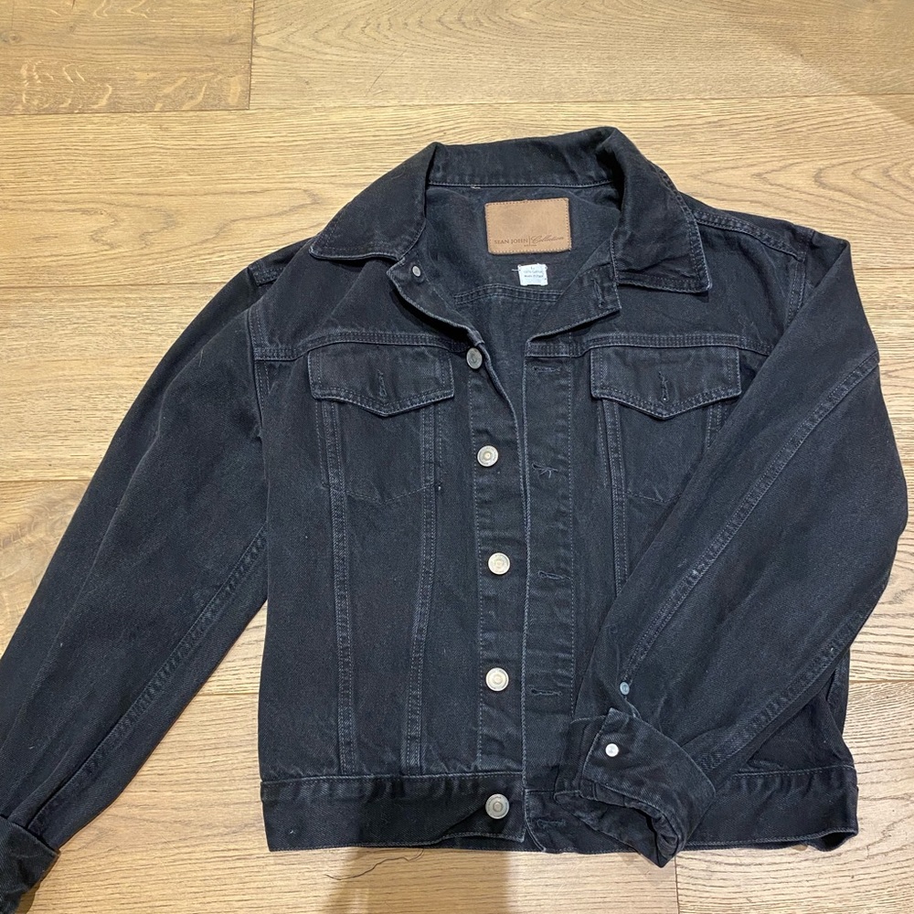 Sean John Collection Black Denim Jacket
